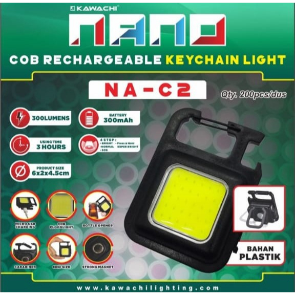 Lampu Led Gantungan Kunci Multifungsi / Lampu Camping USB CAS Rechargeable / LED Emergency Outdor / Camping / Memancing