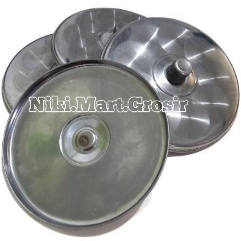 (B) Tutup Gelas Cangkir Mug Stainless Steel Besar