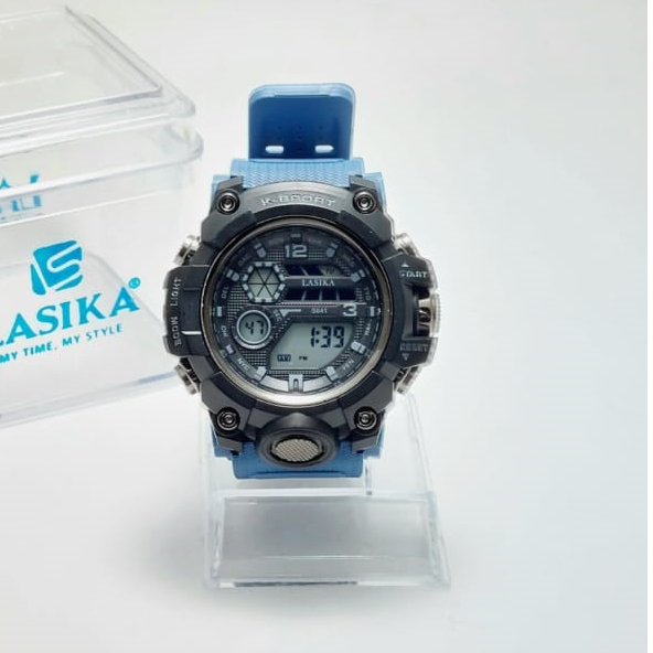 Jam Tangan Digital Pria Sporty K-Sport Water Resistant Free Box LASIKA Type 641