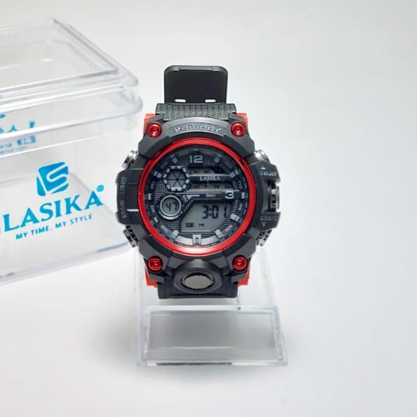 JAM TANGAN DIGITAL SPORTY ANTI AIR | JAM TANGAN UNISEX FREE BOX LASIKA 641