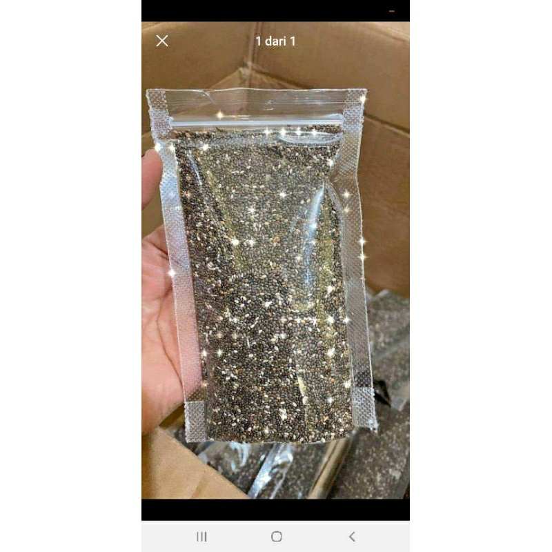 

(BISA COD)100gr Black Organik Chia seed Murni Organik Premium Rempah