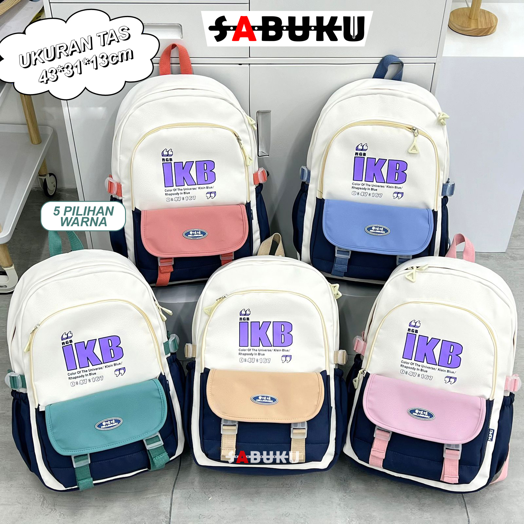 [SK]Tas Ransel Anak Sekolah Unisex Tas Punggung Terbaru Tas Backpack Kekinian - 300