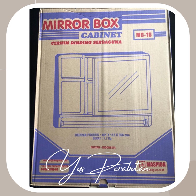 Mirror Box Cabinet Rak Cermin Kamar Mandi/ rak kamar mandi/ cermin/ Rak Cermin Kamar Mandi/ Mirror B