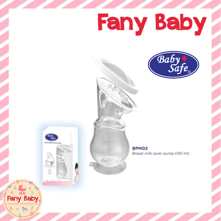 BABY SAFE BREAST PUMP SILICONE 150ML / BPM02