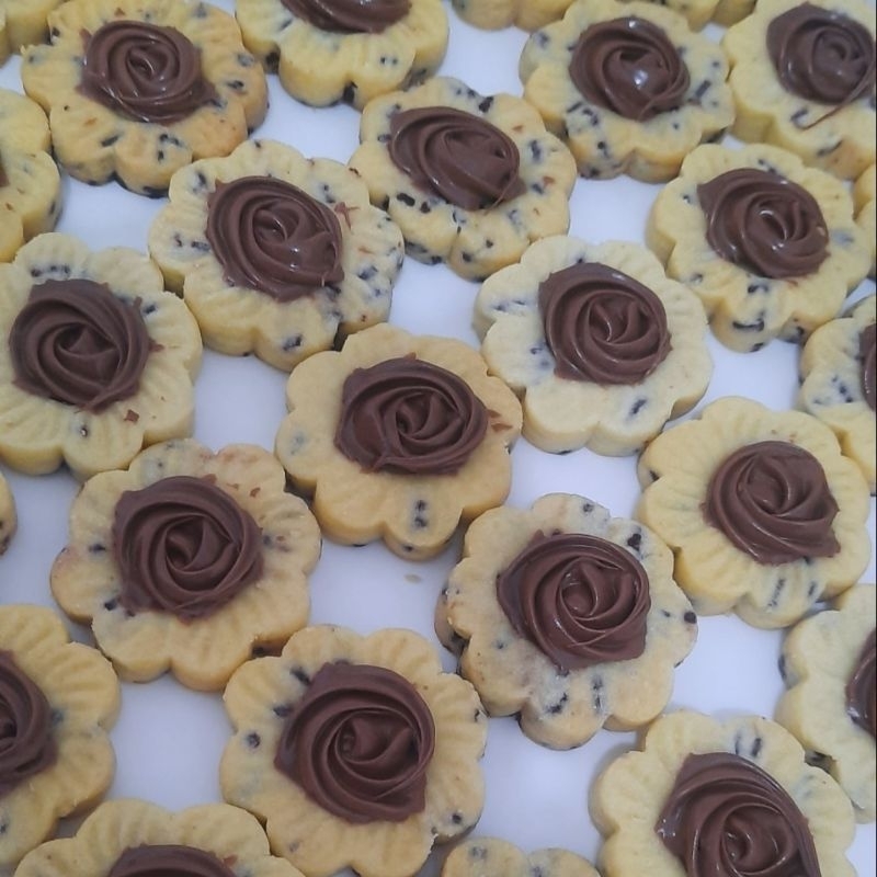 

NUTELLA COOKIES - KUE KERING NUTELLA (COKLAT NUTELLA ASLI)