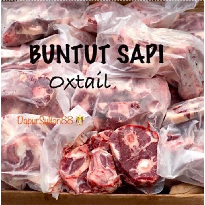 

BUNTUT SAPI potong 500gr OXTAIL super siap olah