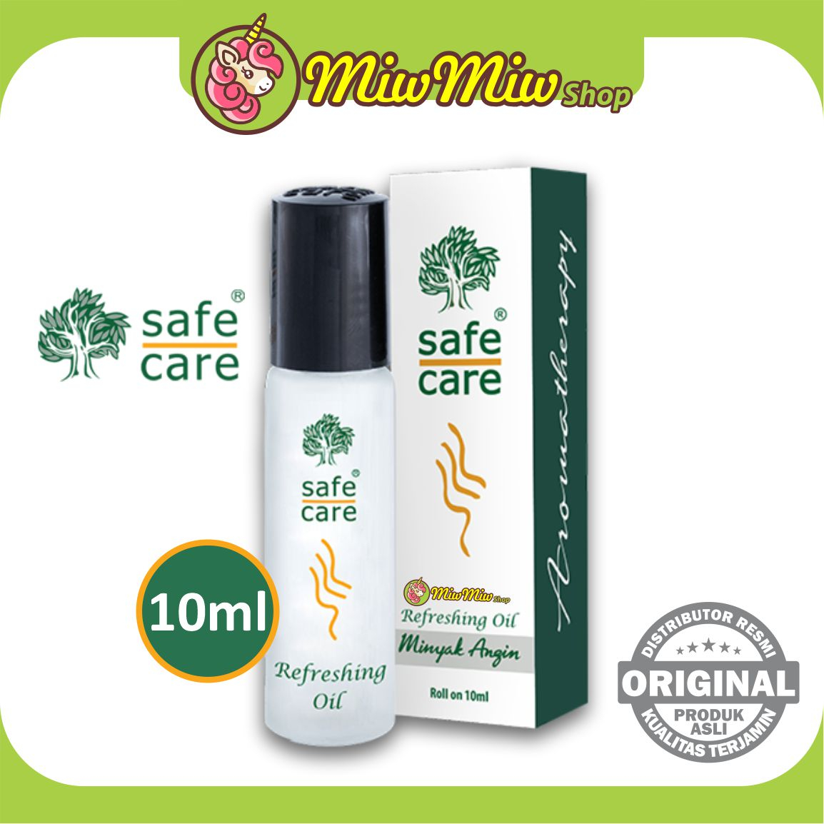 SAFE CARE Minyak Angin Aromatherapy 10 ml (SafeCare Roll On)