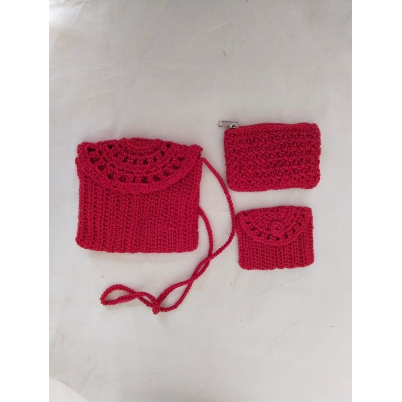 tas rajut dan dompet