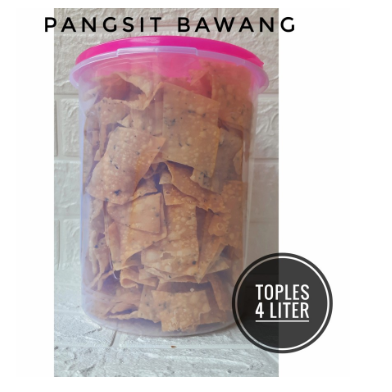 

Pangsit Bawang Rempah / Keripik Bawang Toples besar