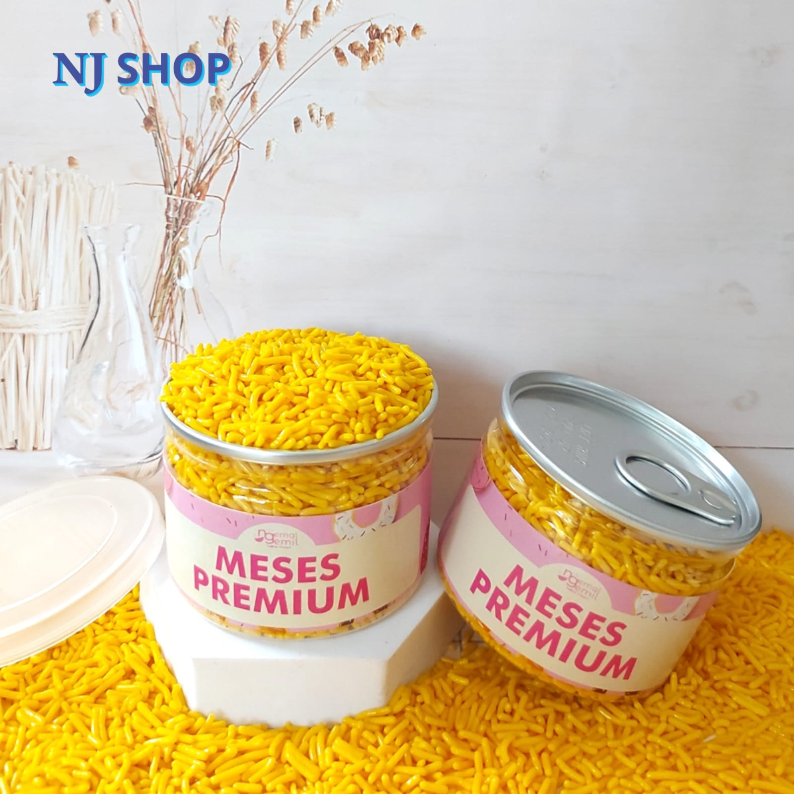 

[Coklat Original]- Can Meses Kuning Butiran Coklat Sprinkle Topping Kue Donut Bolu Kualitas Premium