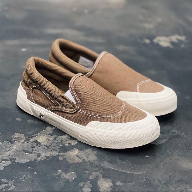 Sepatu Patrobas Cloud Slip On Olive Original | Sepatu Patrobass | Sepatu Slip On | Patrobas Original