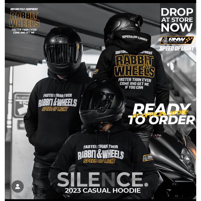 HOODIE RABBIT AND WHEELS SLINCE V2 ORIGINAL XXL