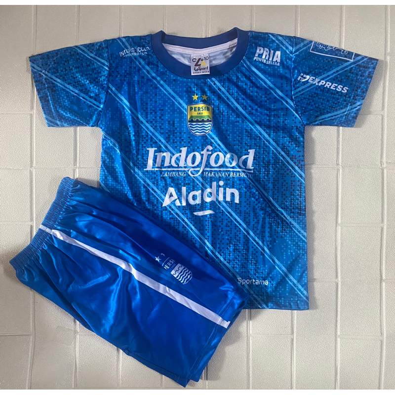 Jersey PERSIB Bandung Home terbaru 2023 anak anak usia 2--12 tahun