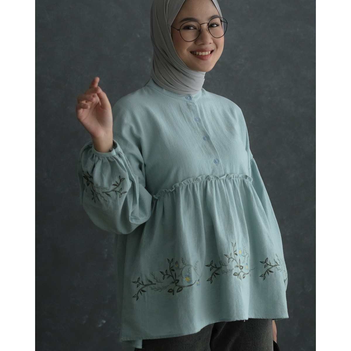 Myrubylicious BATIFA LONGSLEEVE KODE NN1963  | BLOUSE | BLOUSE WANITA | BLOUSE LENGAN PANJANG