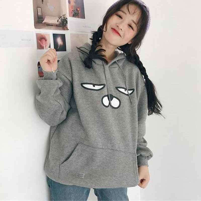 Parisdivarious Sweater Hoodie Jemper Kakao Friends Bahan Fleece Size S - XXL (Pria &amp; Wanita)