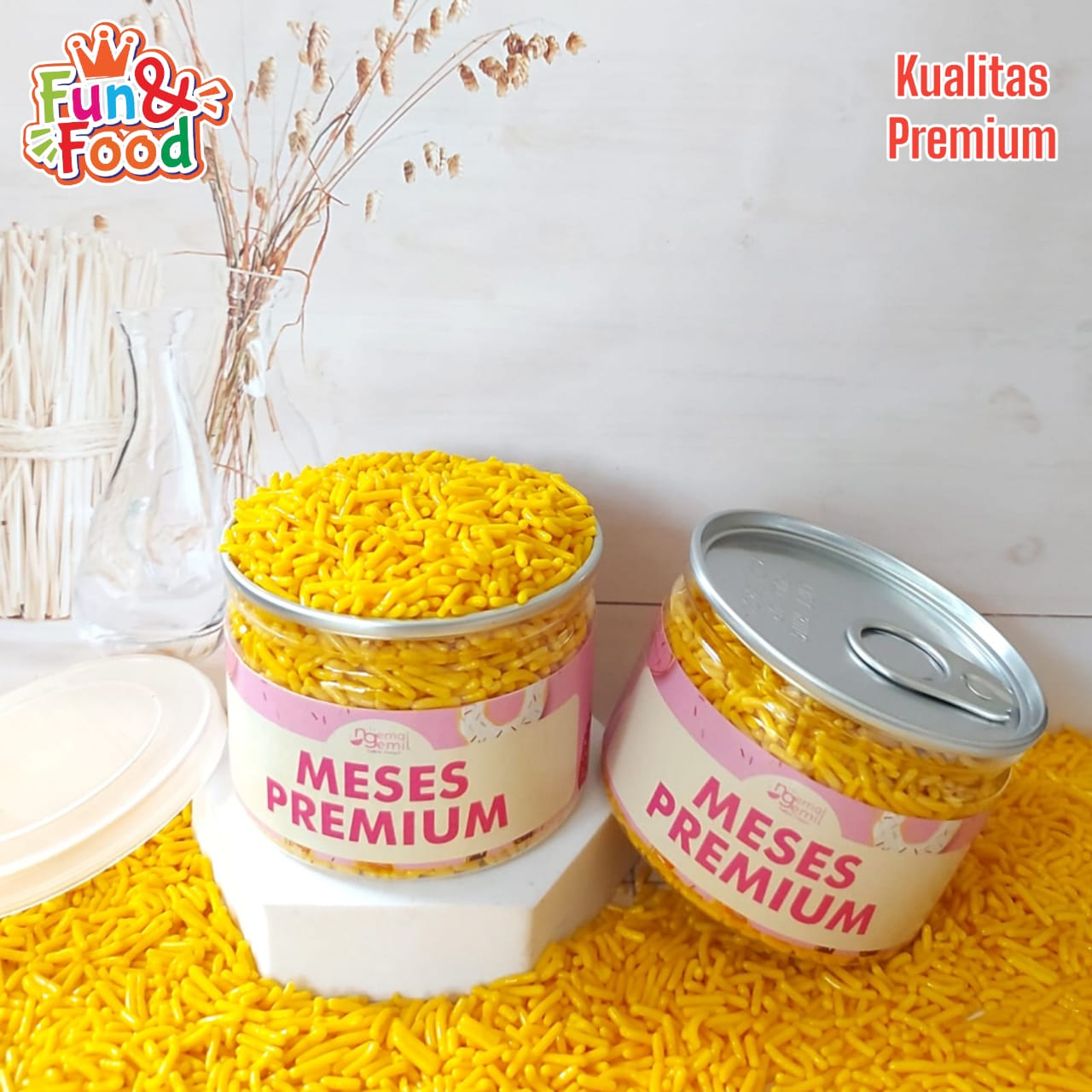 

Can Meses Kuning Butiran Coklat Sprinkle Topping Kue Donut Bolu Kualitas Premium