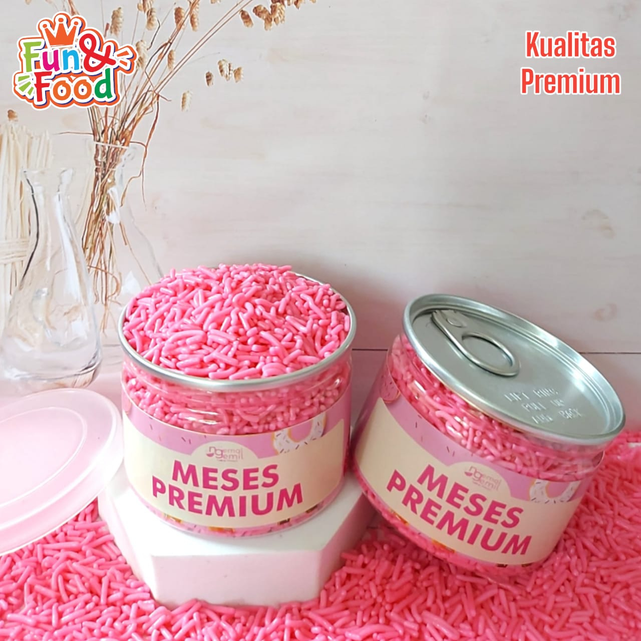 

Can Meses Pink Butiran Coklat Sprinkle Topping Kue Donut Bolu Kualitas Premium