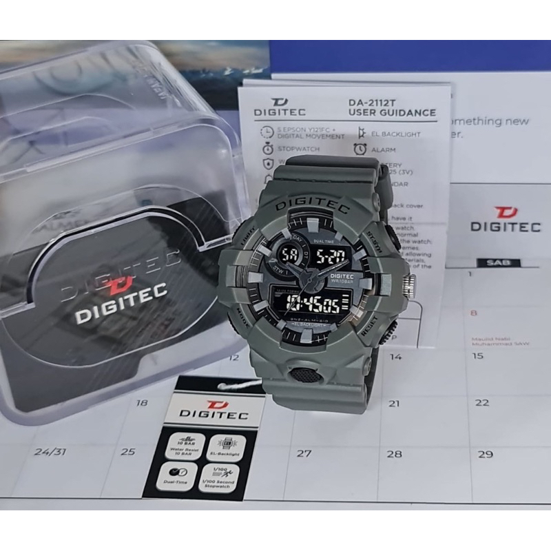Jam Tangan Pria Digitec Original DA-2112T