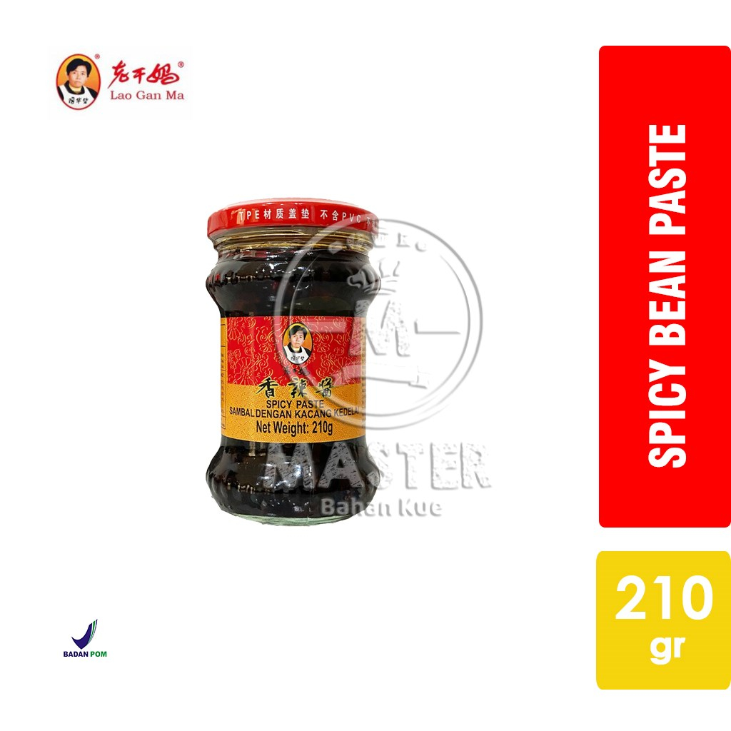 

Lao Gan Ma Spicy Bean Paste / Sambal Kacang Kedelai [Botol Kaca 210gr]