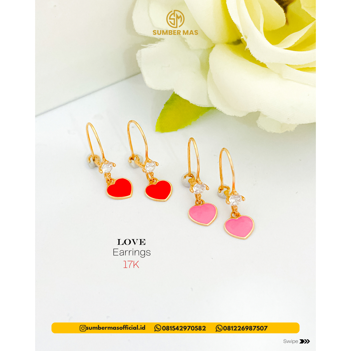 ANTING ANAK LOVE FASHION 17K - SUMBER MAS