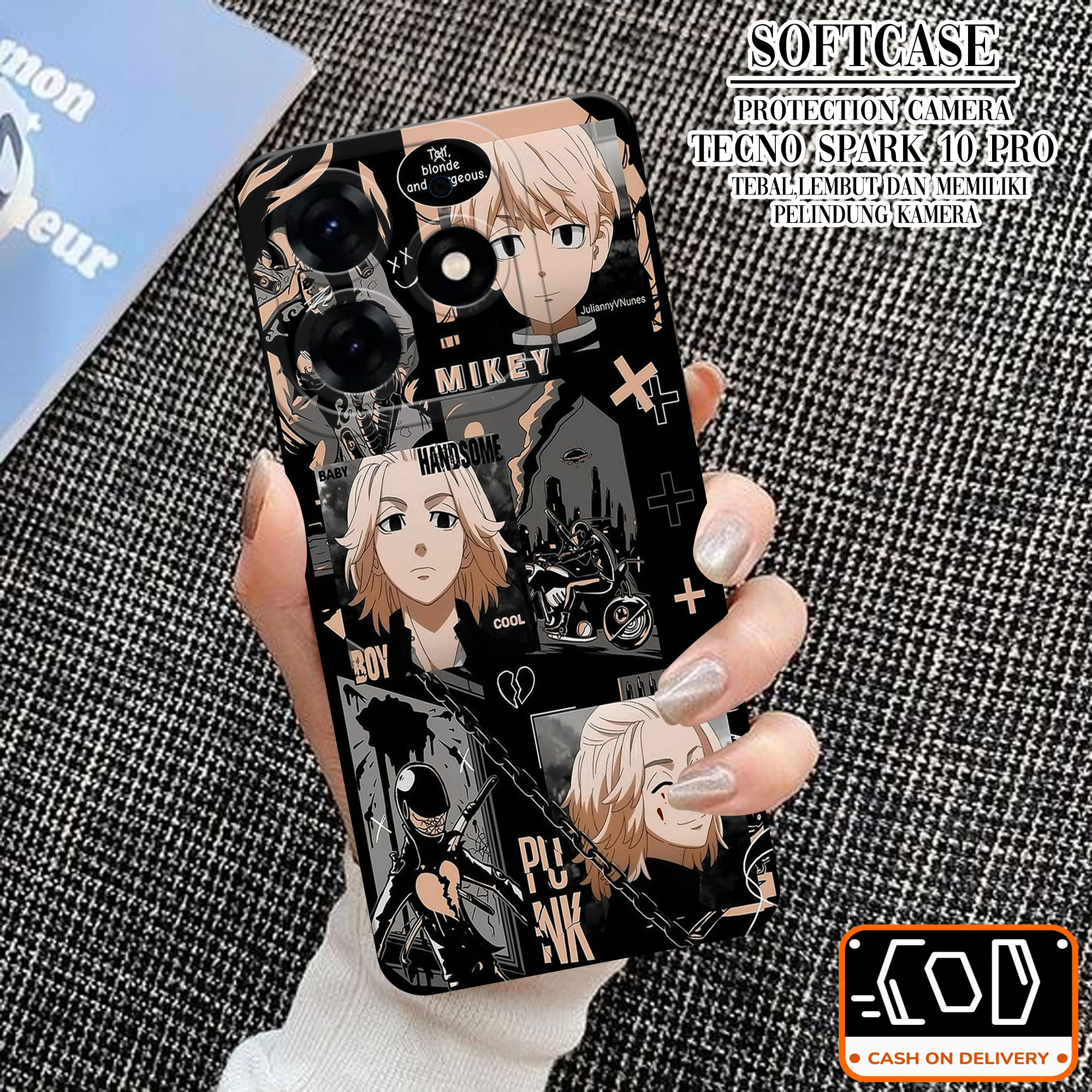 Softcase TECNO SPARK 10 PRO 2023 Soft Protection Camera Case TECNO SPARK 10 PRO 2023 Terbaru Pelindu