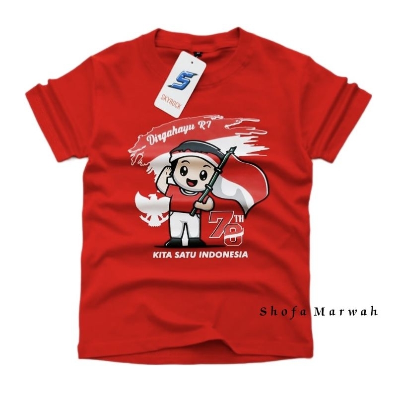 KAOS KEMERDEKAAN COUPLE DISTRO ANAK dan DEWASA KEREN BANDUNG KAOS ANAK KAOS TERBARU KAOS ANAK