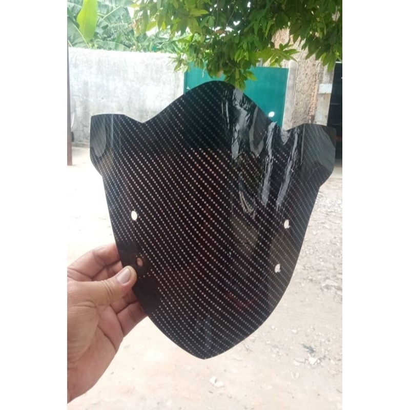 Visor Cb 150 R New Hitam Tebal