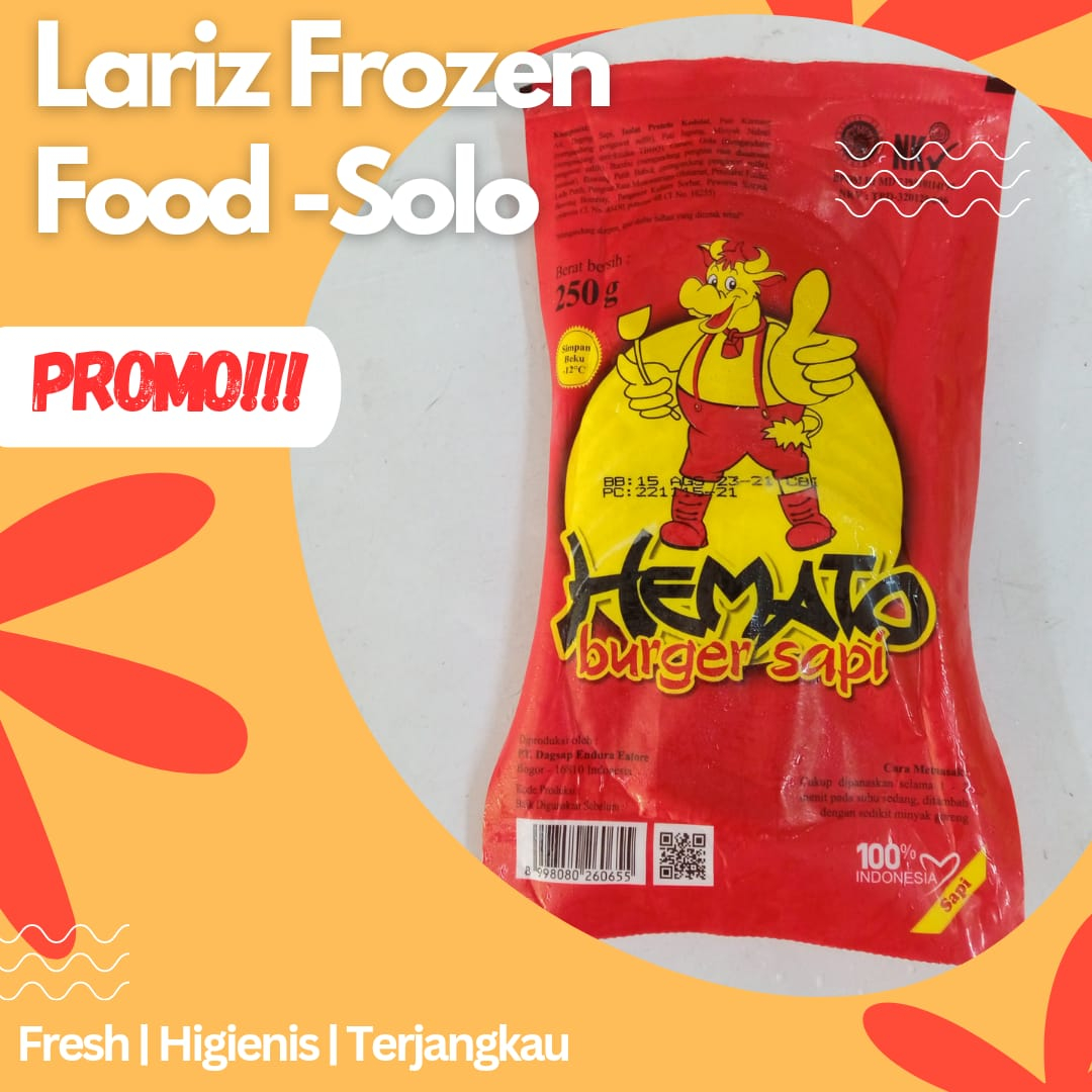 

Hemato Burger Besar 250 Gram
