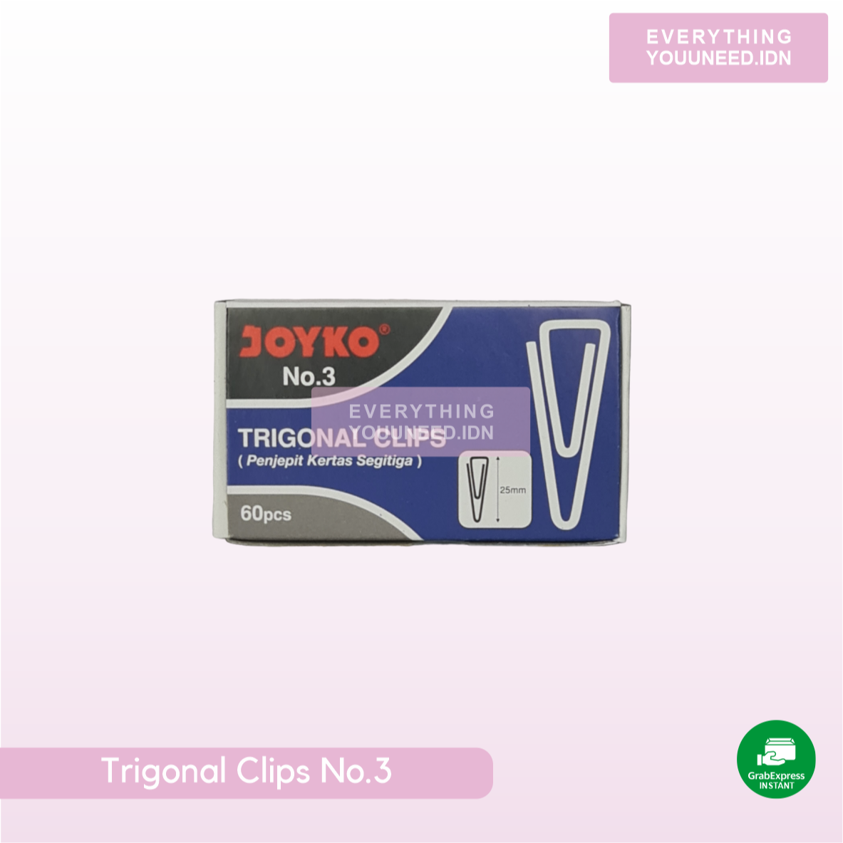 

Penjepit Kertas / Trigonal Clips Joyko No.3