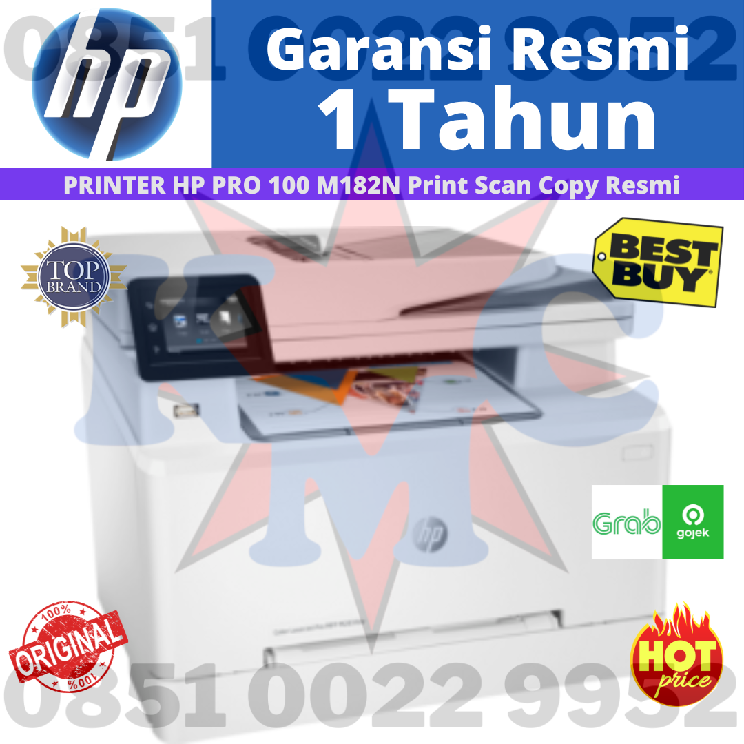 PRINTER HP PRO 100 M182N Print Scan Copy Color