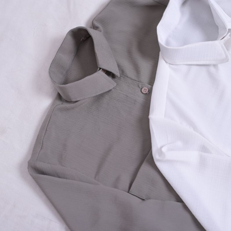 SAHIRA KEMEJA | KEMEJA BASIC KEMEJA POLOS KEMEJA BAHAN ARABELLA CRINKLE KEMEJA ARABELA KRINKLE KEMEJ