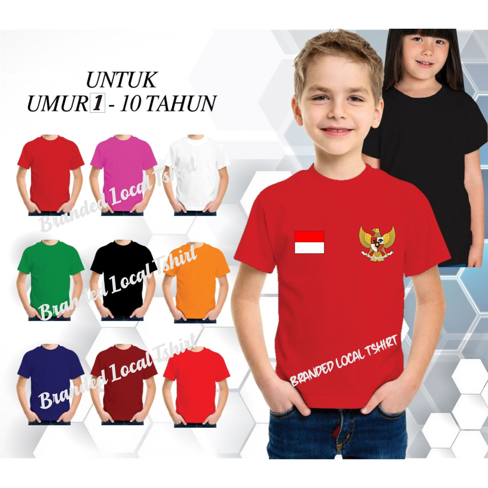 Beli 10 Pc Gratis 1 Pc Hut RI 78 Kaos Terlaris 17 Agustus 1945 78 Kemerdekaan Indonesia Kaos Merah Putih Hitam Kaos Cewek Cowok Anakxx13