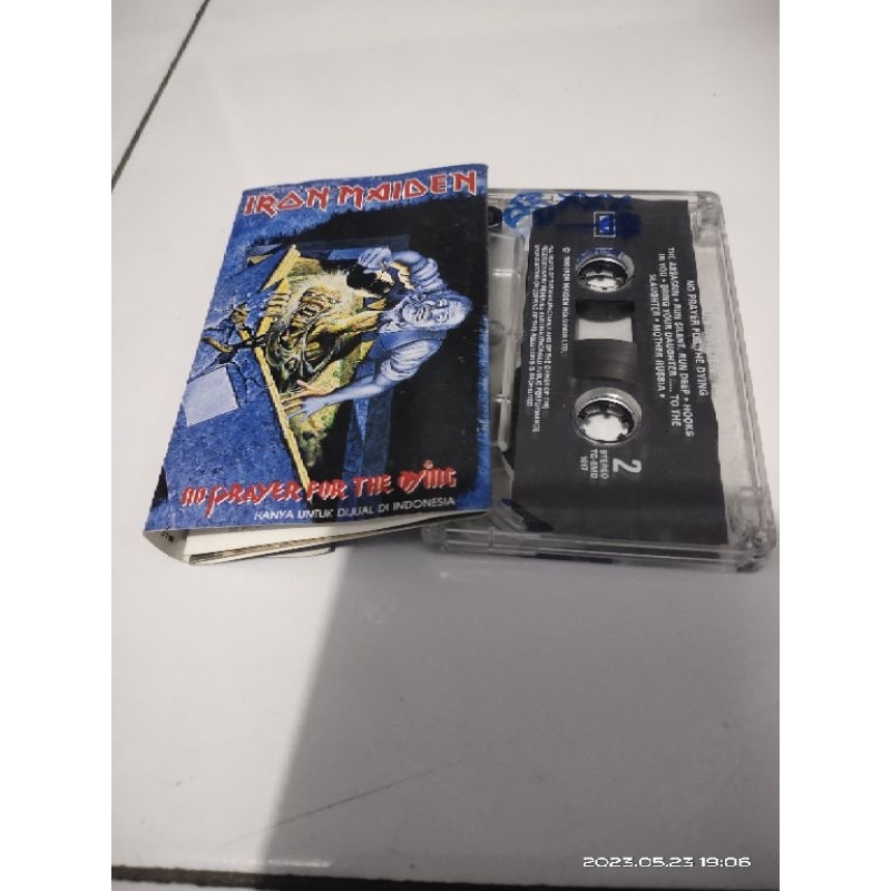 kaset pita iron maiden / no prayer for the dying