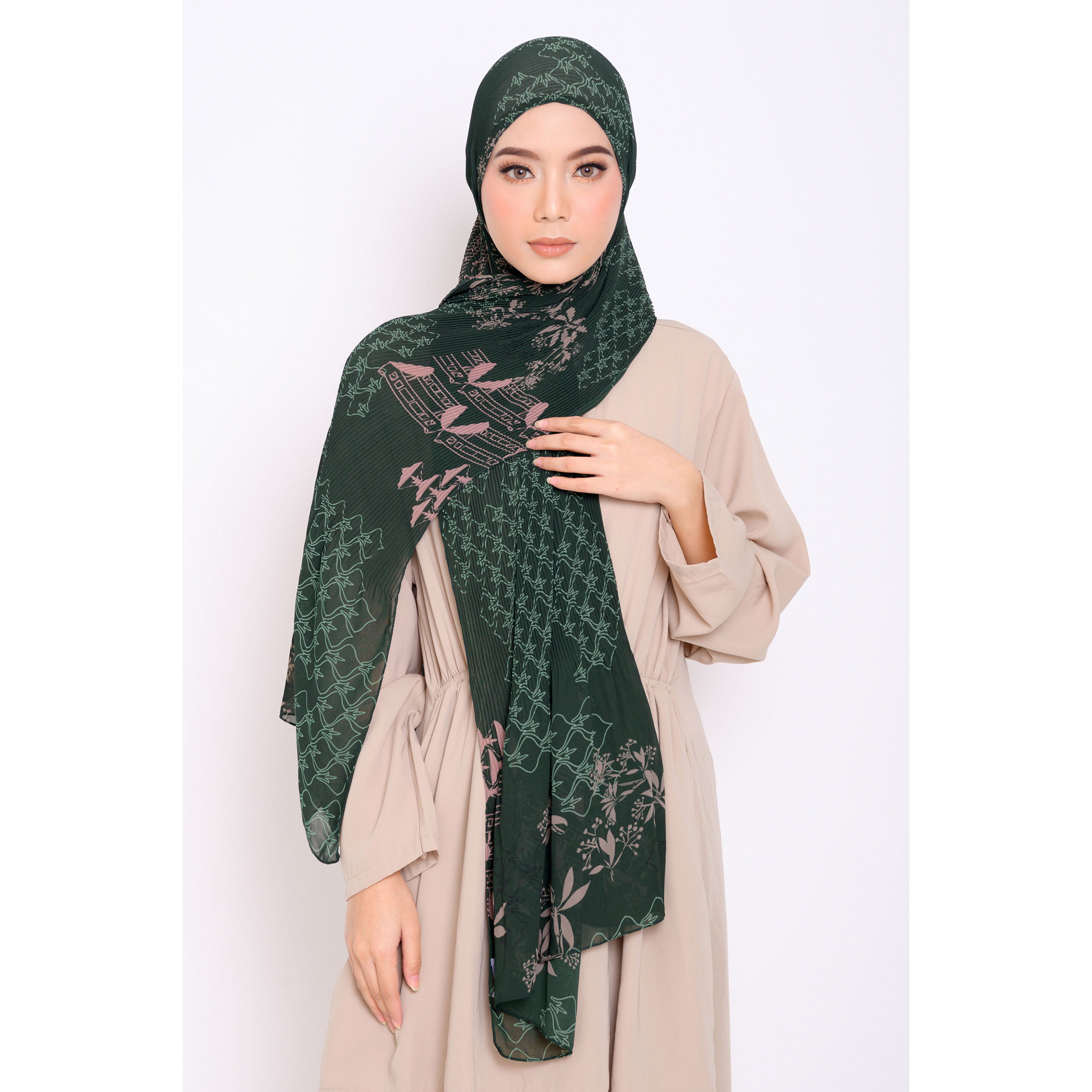 ZM Zaskia Mecca - Bea Shadow Pashmina Plisket - Jelita Indonesia - Edisi Palembang