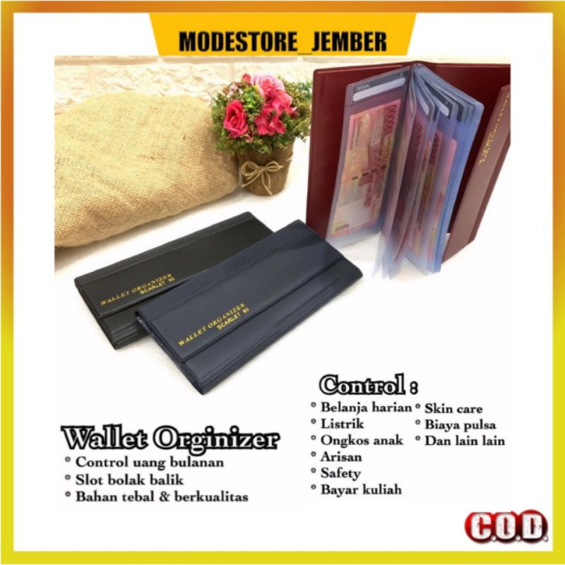 DOMPET WALLET ORGANIZER/DOMPET DISIPLIN KEUANGAN