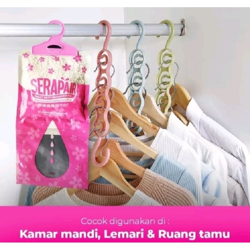 Bagus Serap Air Gel Hanger(50ml x 4 Bags)