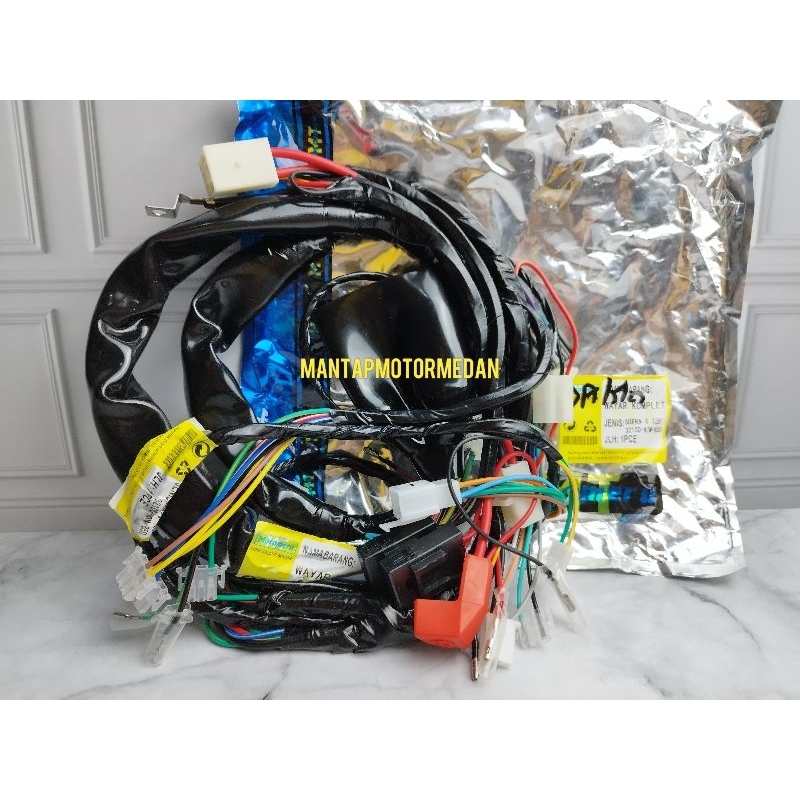 Wayar Komplit Kabel Cable Body Bodi Honda Supra X 125 Karbu Lampu Satu 2005 2006 32100-KTM-850