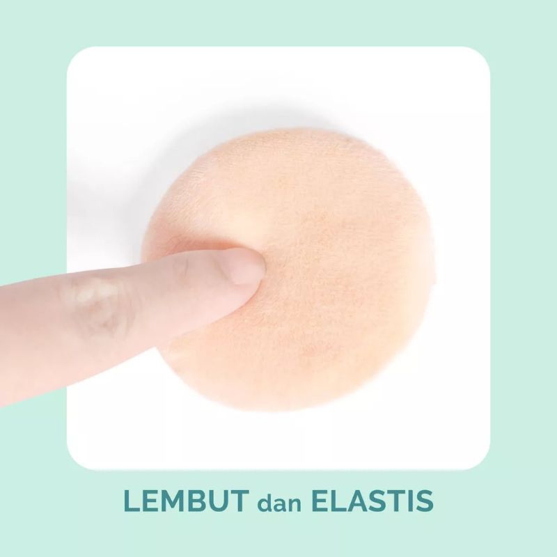 GLAMFIX Camelia Loose Powder Puff | Spons Bedak Tabur