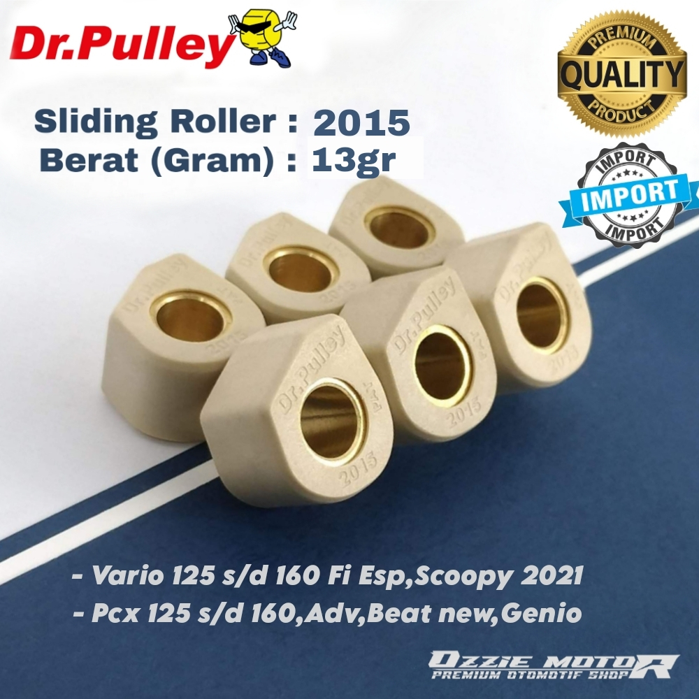 DR PULLEY 2015 SLIDING ROLLER VARIO 125/150 ESP PCX 125/150 ADV 9gr s/d 19gr