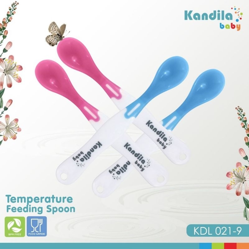 Kandila Temperature Feeding Spoon/Sendok Makan Bayi