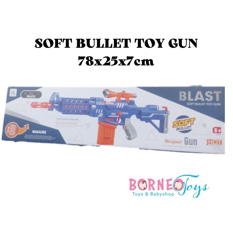 MAINAN ANAK SNIPER SOFT BULLET GUN/MAINAN MIRIP NERF SNIPER