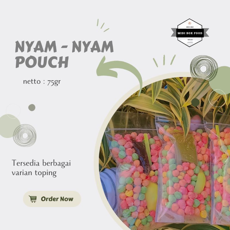 

Nyam nyam pouch//Camilan enak//Bymidibox