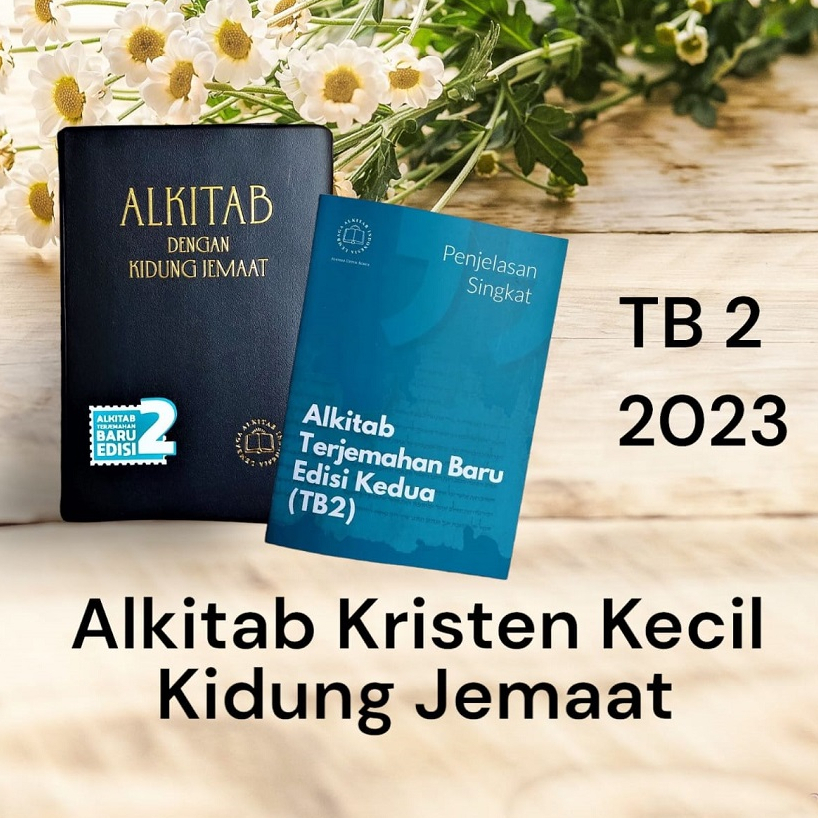 Alkitab Kristen Kidung Jemaat LAI Ukuran Kecil TB 032 KJ PL PB Indeks Nyanyian Lagu Pujian Kidung