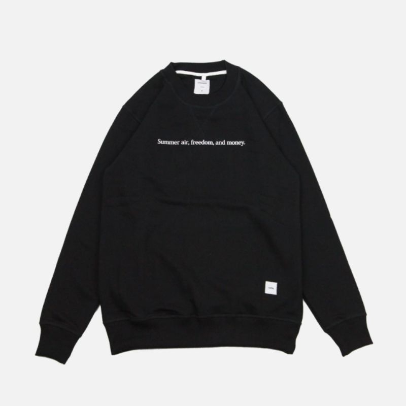CREWNECK RATTLE HITAM - FREEDOM