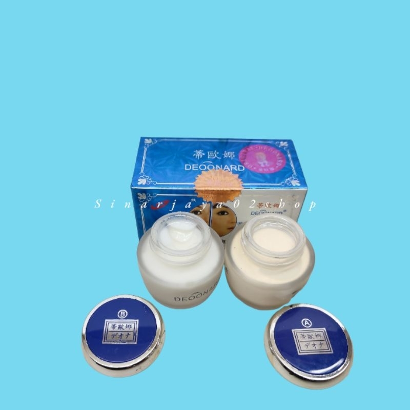 CREAM DEONARD BIRU SET ORIGINAL Deonard SIANG DAN MALAM