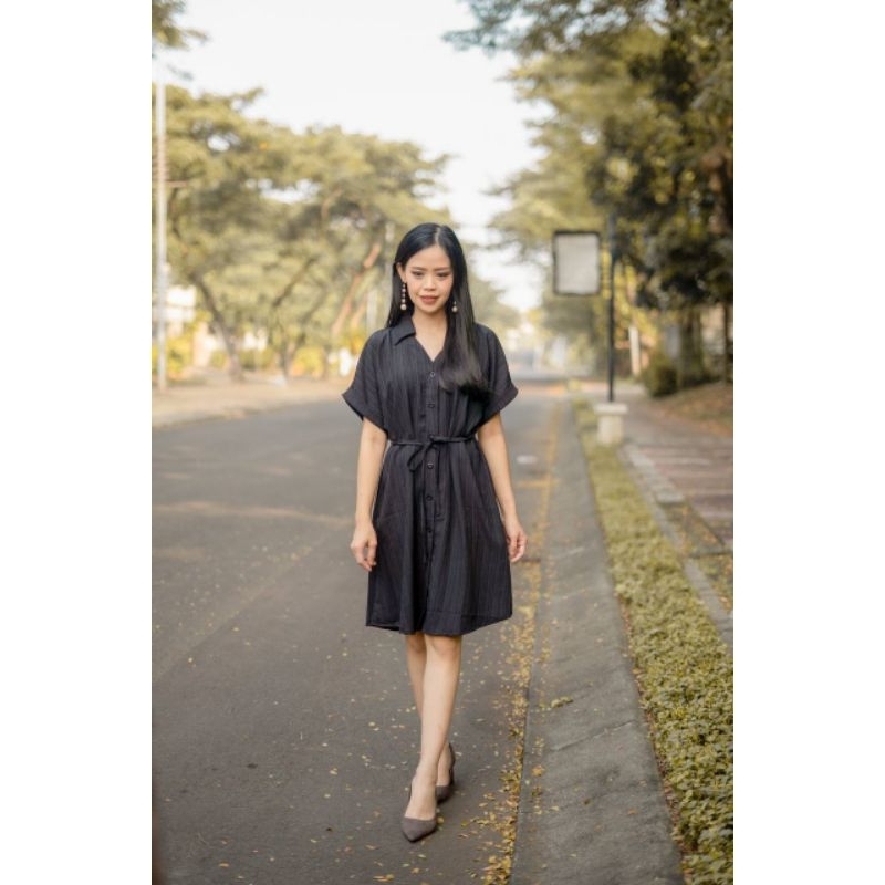 v neck dress casual leher v neck