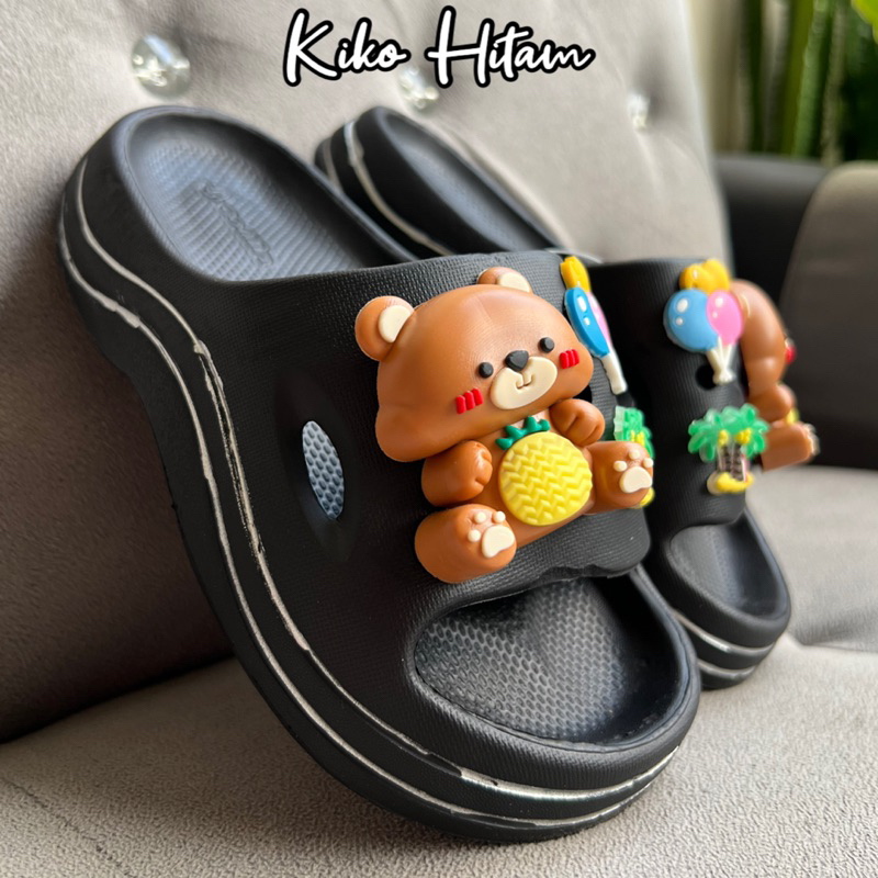 SANDAL WEDGES ANAK EVA JELLY MOTIF KIKO