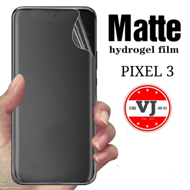 HYDROGEL Matte Google Pixel 3 Anti Gores Full Cover Pixel3
