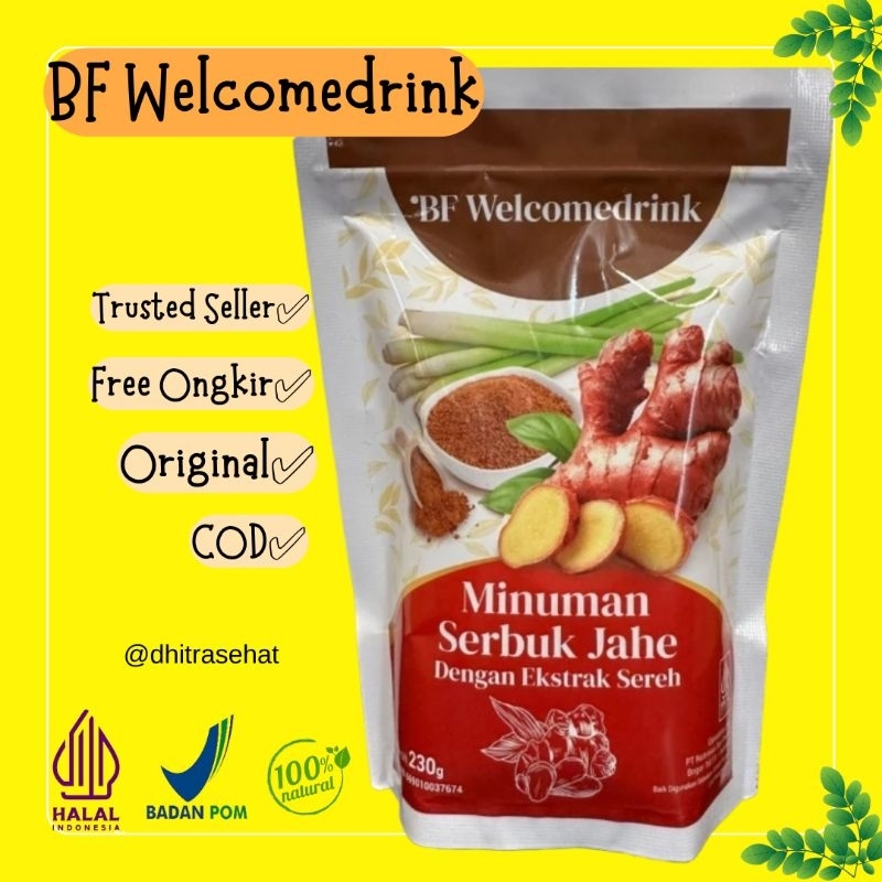 

BF Welcomedrink Booster Factory / Minuman Jahe Sereh / Natural Drink