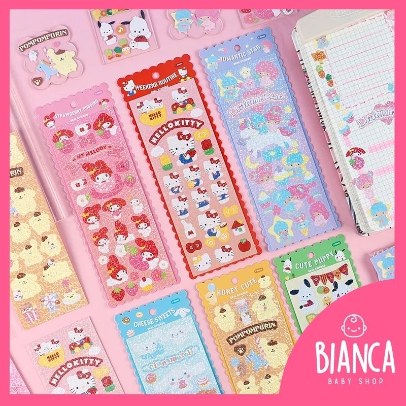 BIANCA - Sticker 001 DIY Stiker Lucu Hias Buku Diary